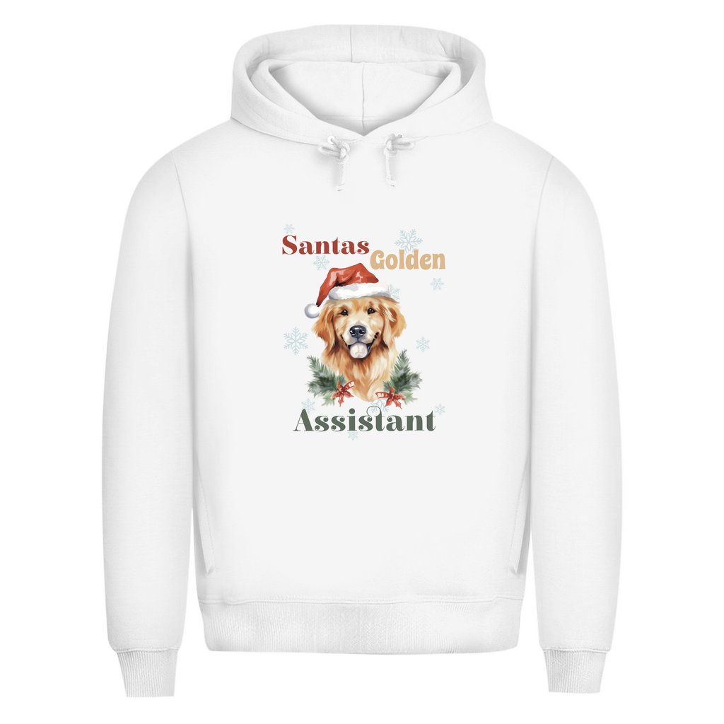 Santas Golden Assistantt - Bio-Hoodie für Herren