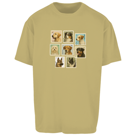 Briefmarken - Oversize T-Shirt-Unisex