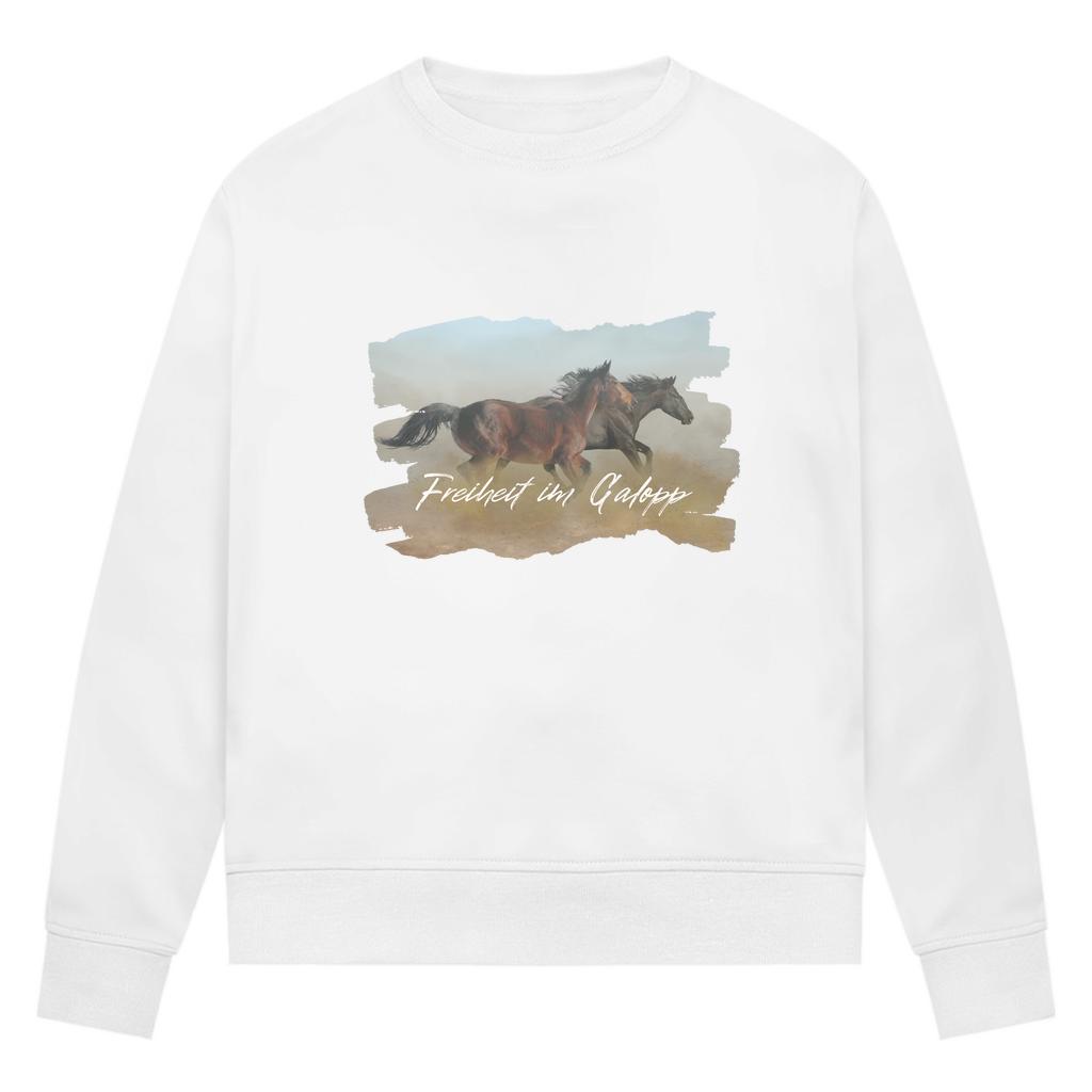 Freiheit im Galopp - Bio-Sweatshirt für Damen