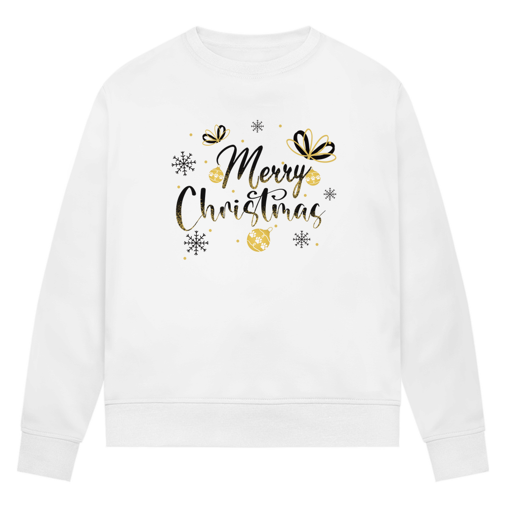 Merry Christmas - Bio -Sweatshirt für Damen