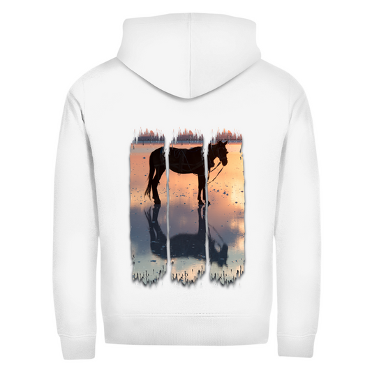 Magic Sunset - Zipper-Hoodie Unisex | Rückendruck
