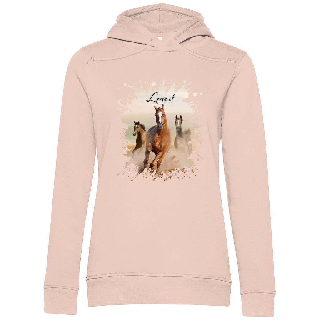 Pferdepower - Bio-Hoodie für Damen
