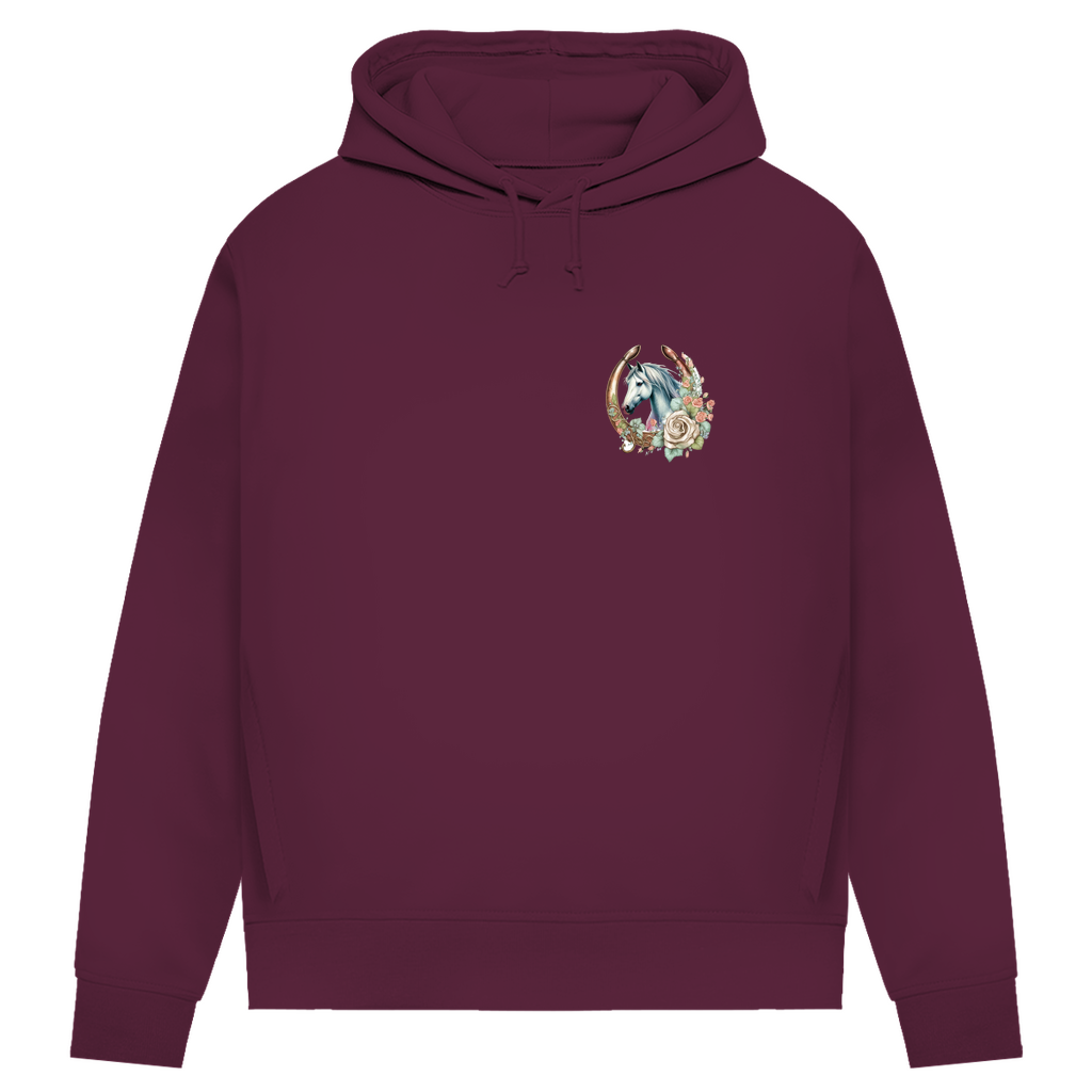 Leidenschaft für Pferde - Bio-Hoodie für Damen