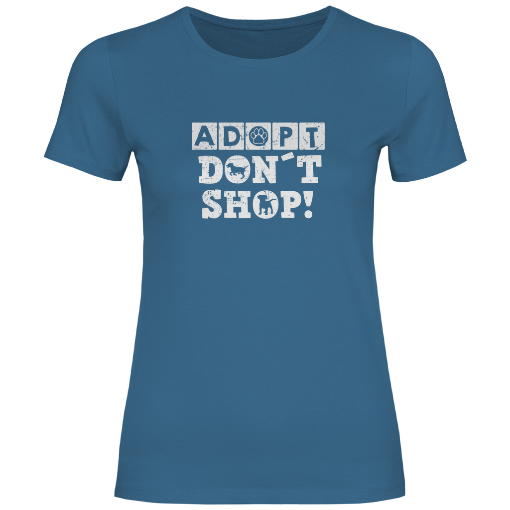 Adopt Don't Shop - T-Shirt für Damen
