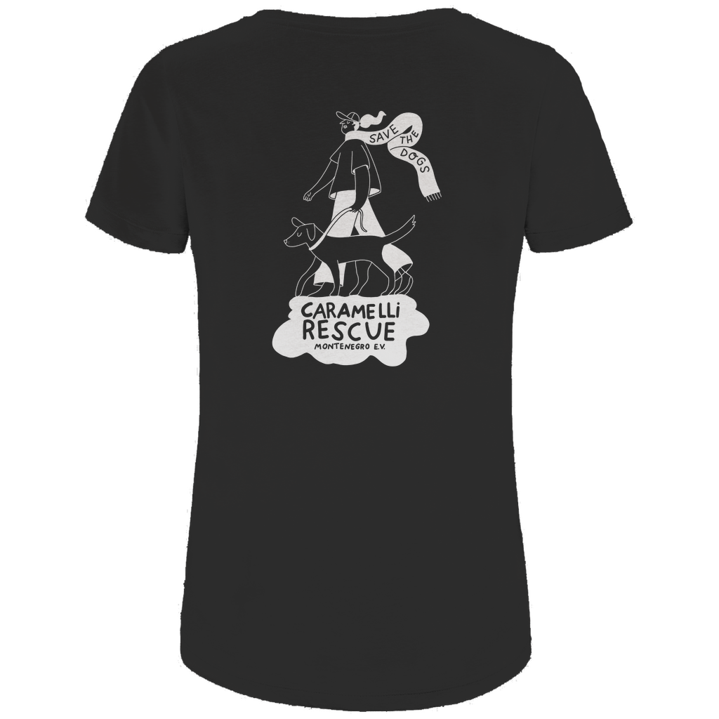 Caramelli Rescue - Premium Bio T-Shirt für Damen