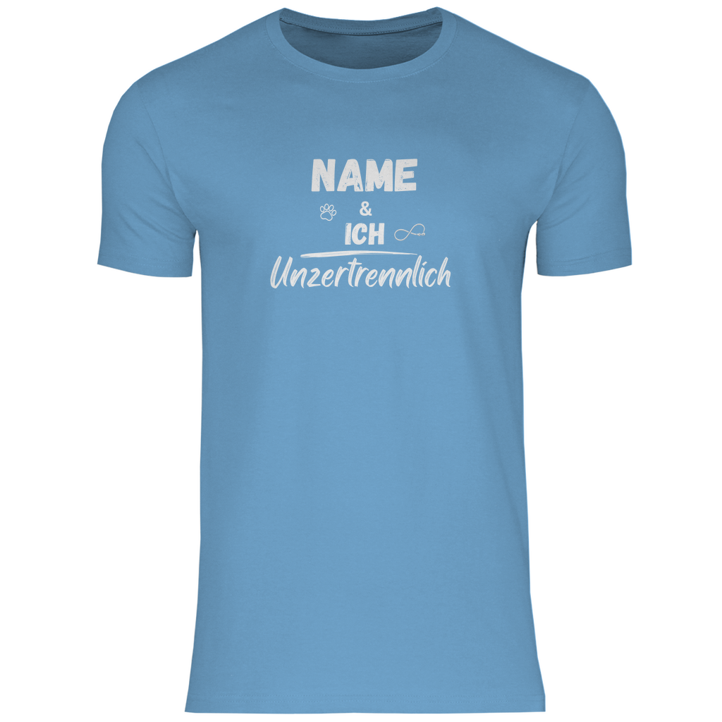 Unzertrennlich - T-Shirt für Herren- Dein Wunschtext