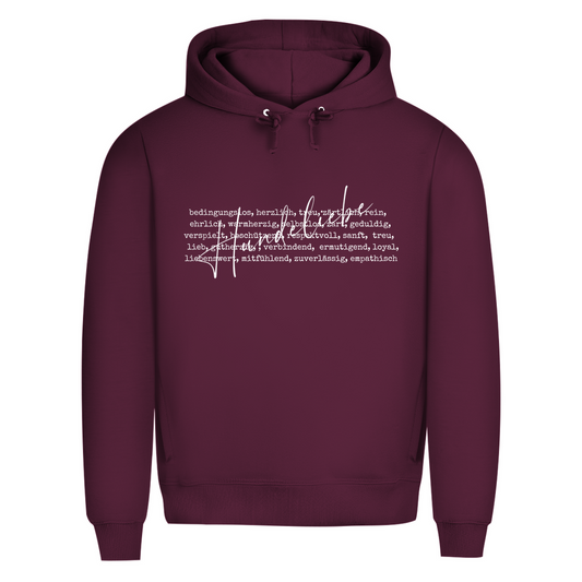 Hunde Liebe ist... - Bio-Hoodie für Herren