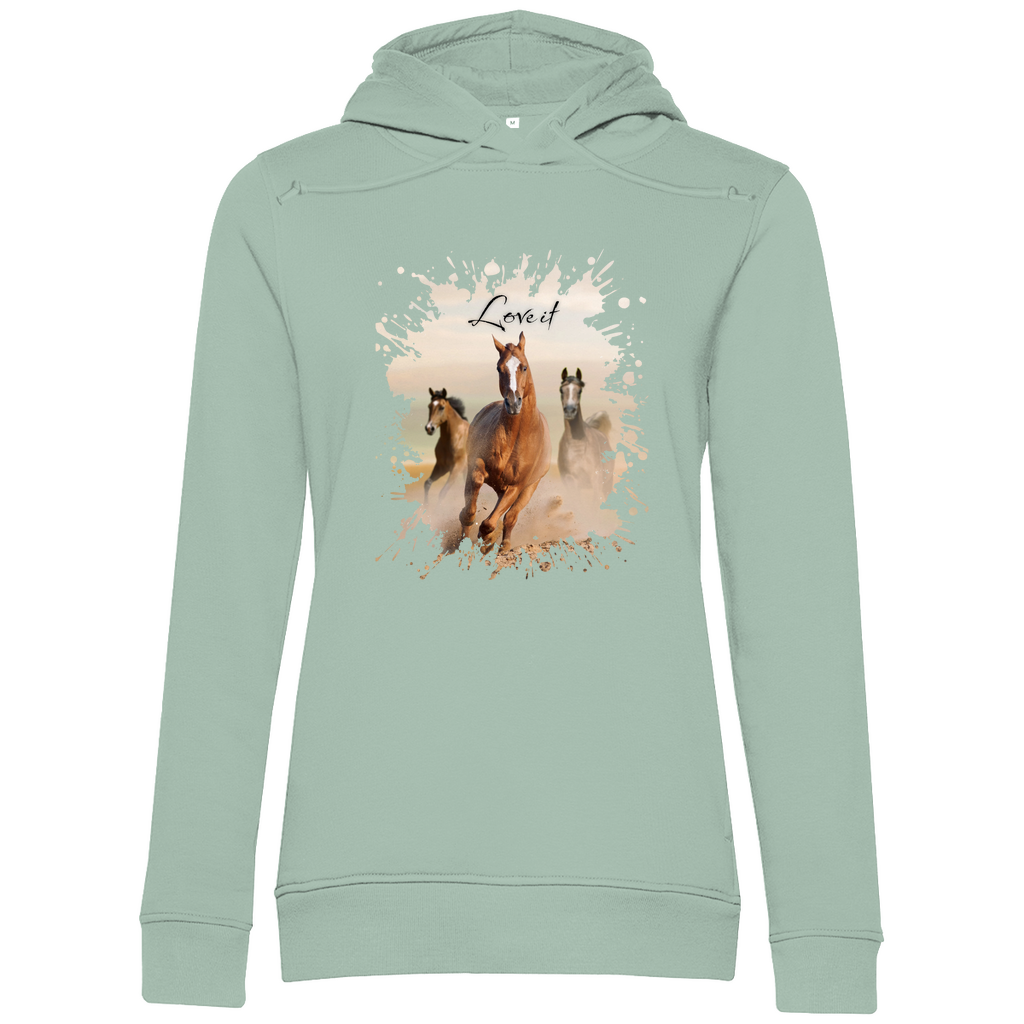 Pferdepower - Bio-Hoodie für Damen