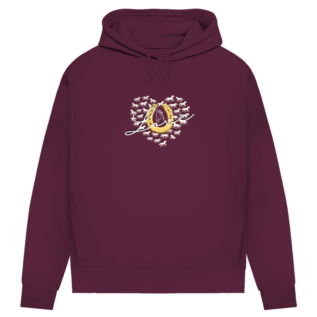 Horse Love - Bio-Hoodie für Frauen