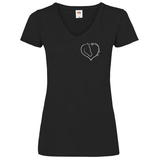 Verbunden - V-Shirt für Damen | Brustmotiv