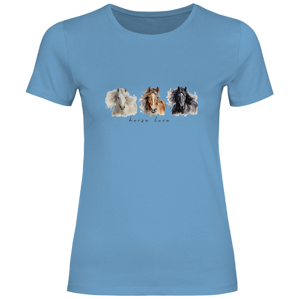 Horse Love - T-Shirt für Damen