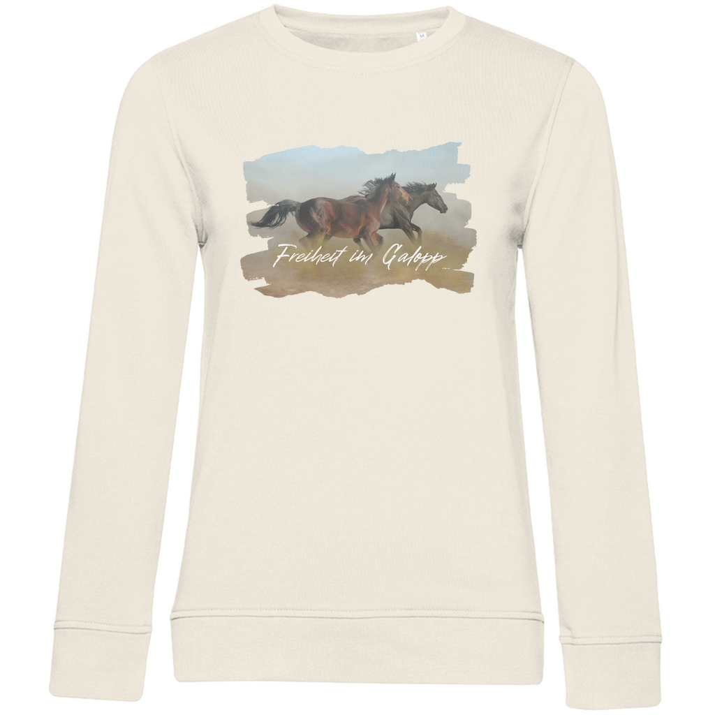 Freiheit im Galopp - Bio-Sweatshirt für Damen