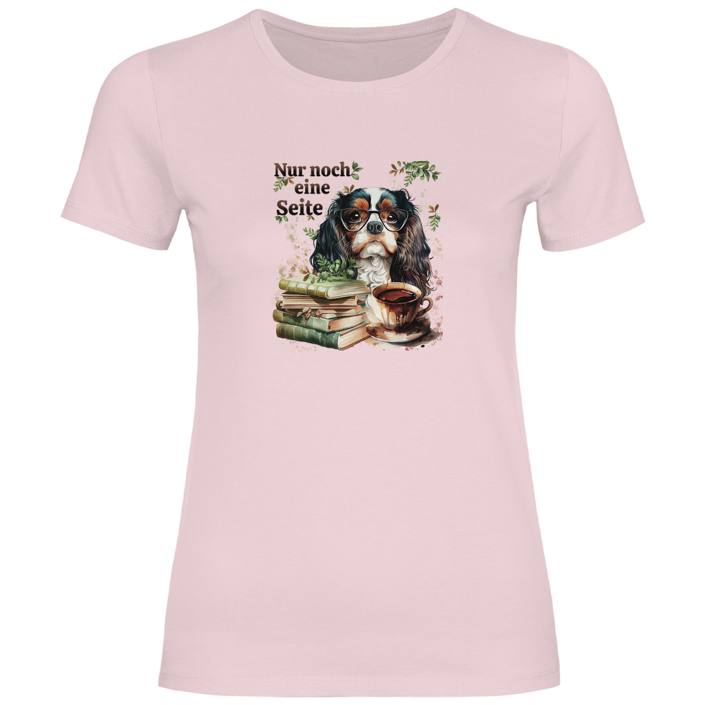 Bücherwurm - T-Shirt für Damen