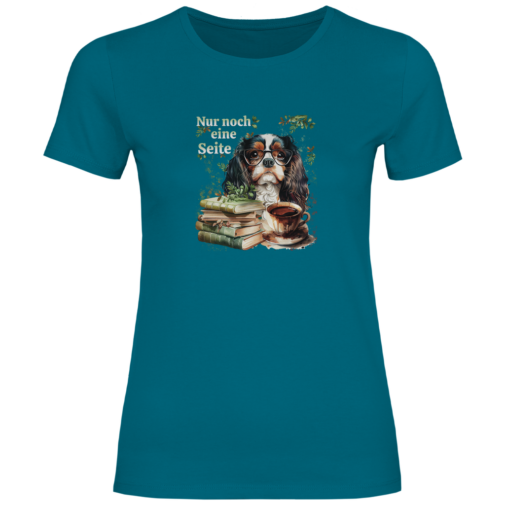 Bücherwurm - T-Shirt für Damen