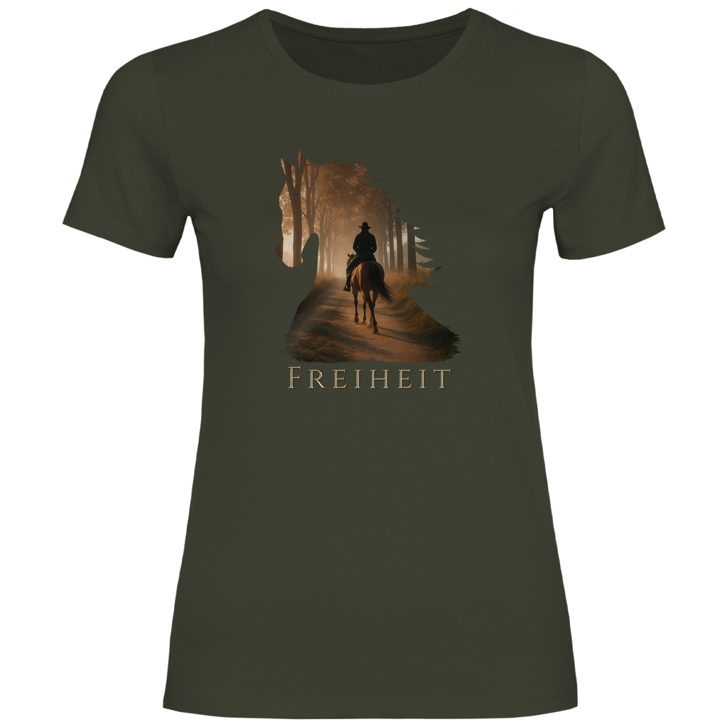 Freiheit - T-Shirt für Damen