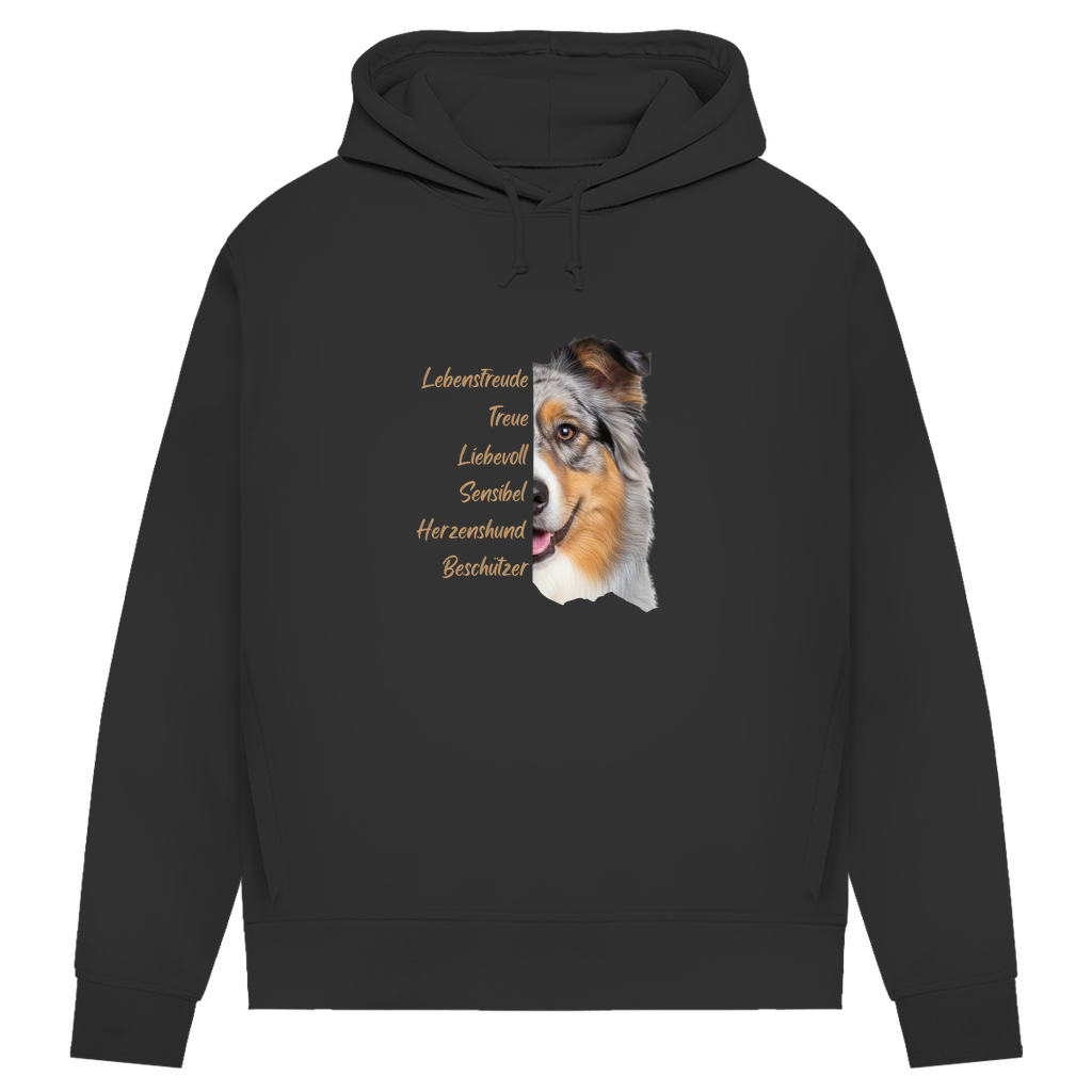 Australian Shepherd - Bio-Hoodie für Damen