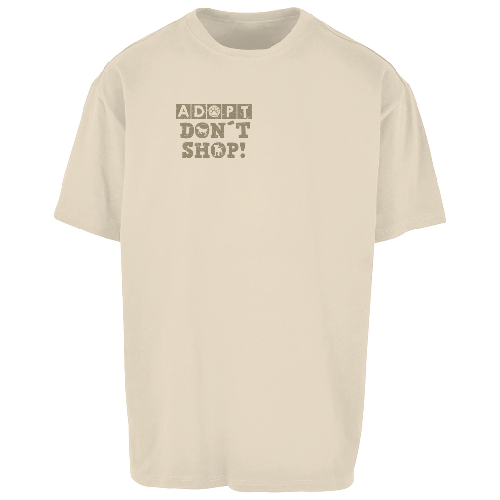 Strays of Streets Adopt Don´t Shop Oversize - Shirt für Damen