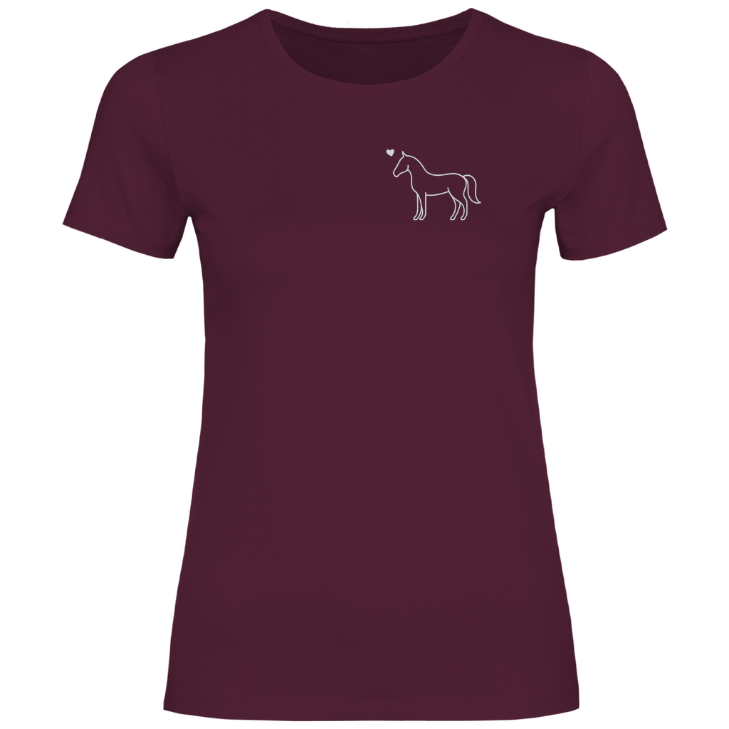 Eleganz mit Herz - T-Shirt für Damen