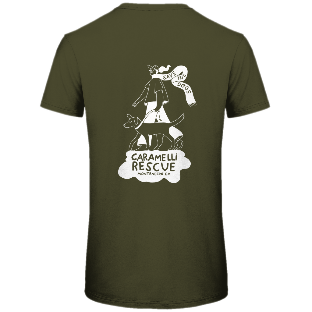 Caramelli Rescue - Premium Bio T-Shirt für Herren