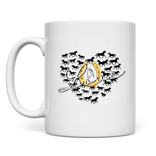 Hufeisenliebe - Tasse