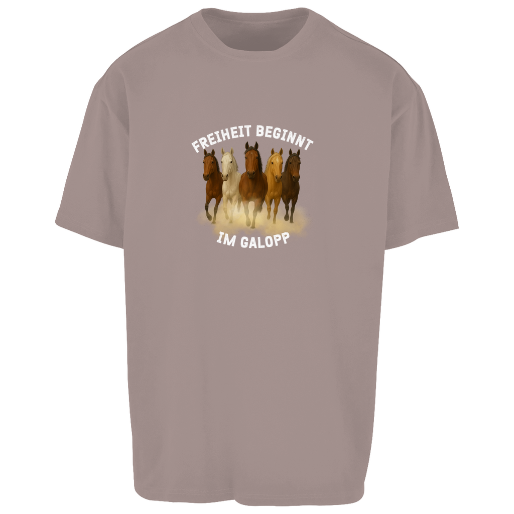 Galopp ist Freiheit - Oversize T-Shirt-Unisex