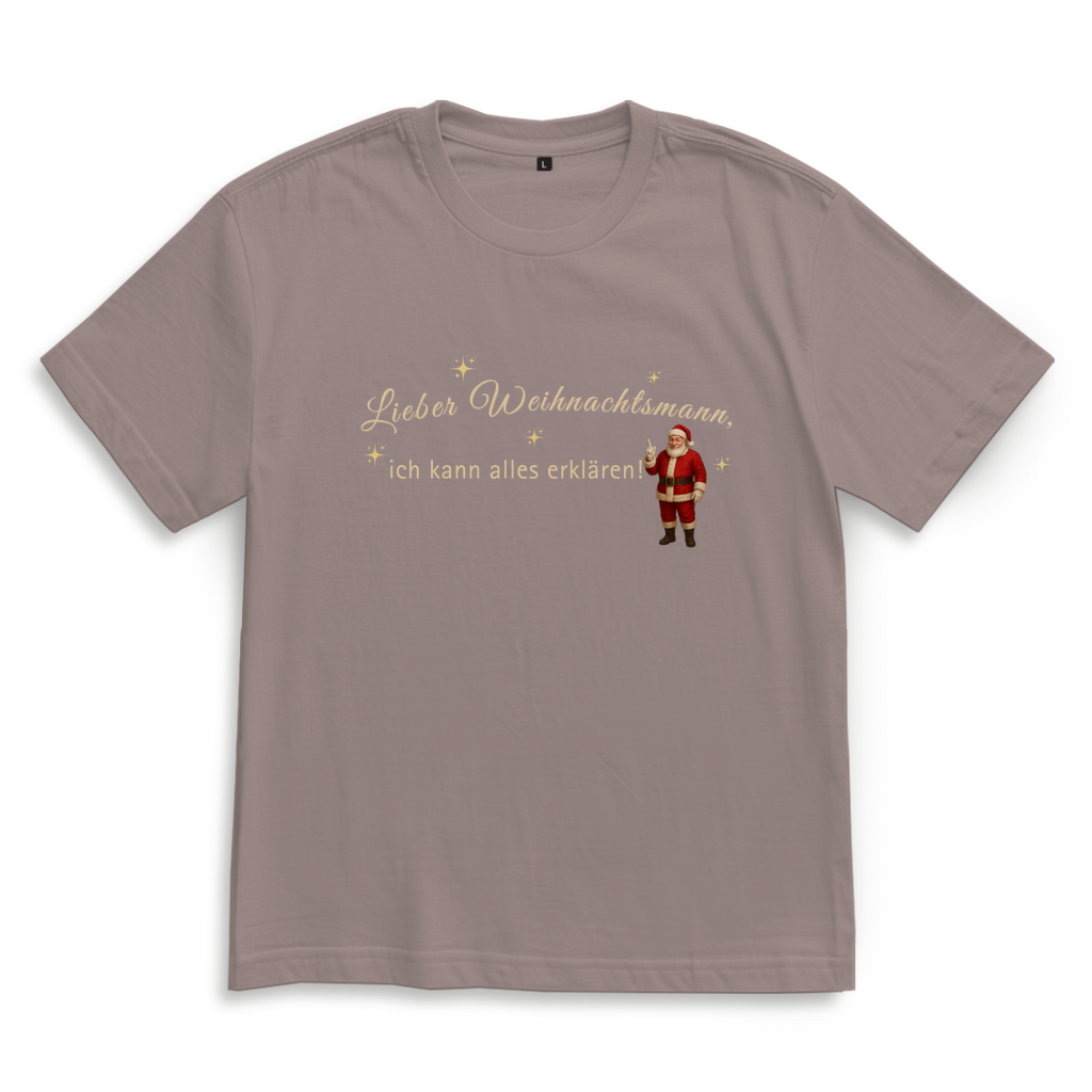 Lieber Weihnachtsmann - Oversize T-Shirt Unisex