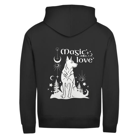 Magic - Zipper-Hoodie Unisex | Rückendruck