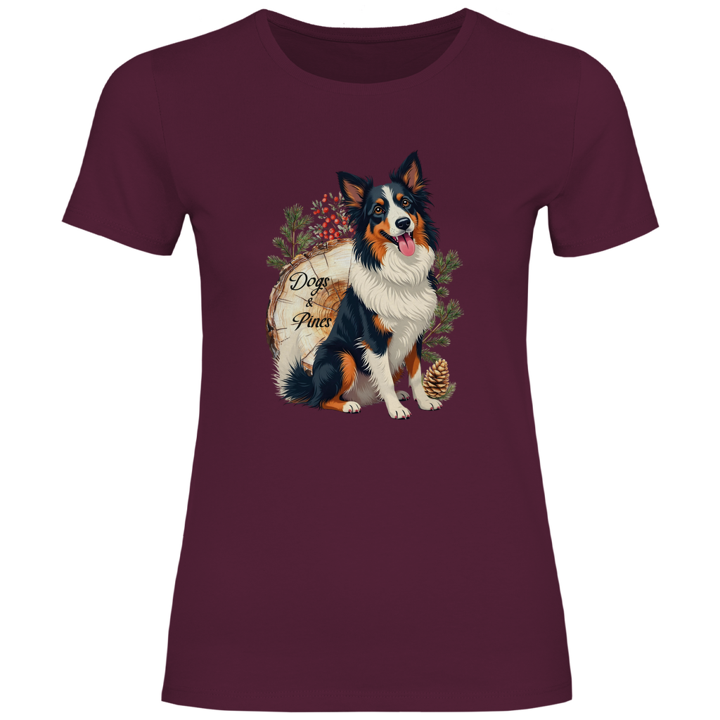 Dogs & Pines - T-Shirt für Damen