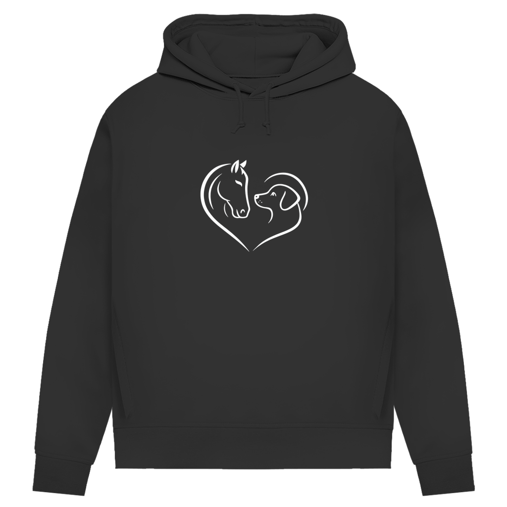 Herzensfreunde - Bio-Hoodie für Damen