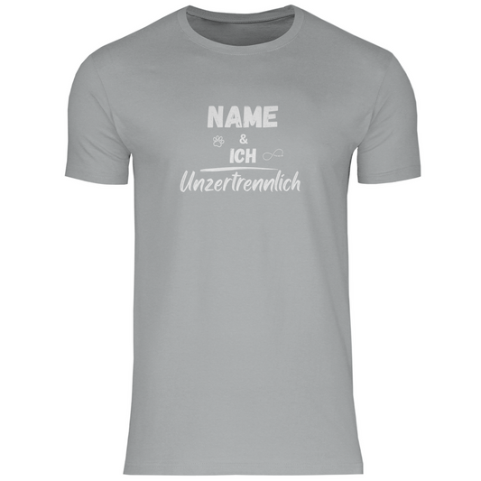 Unzertrennlich - T-Shirt für Herren- Dein Wunschtext