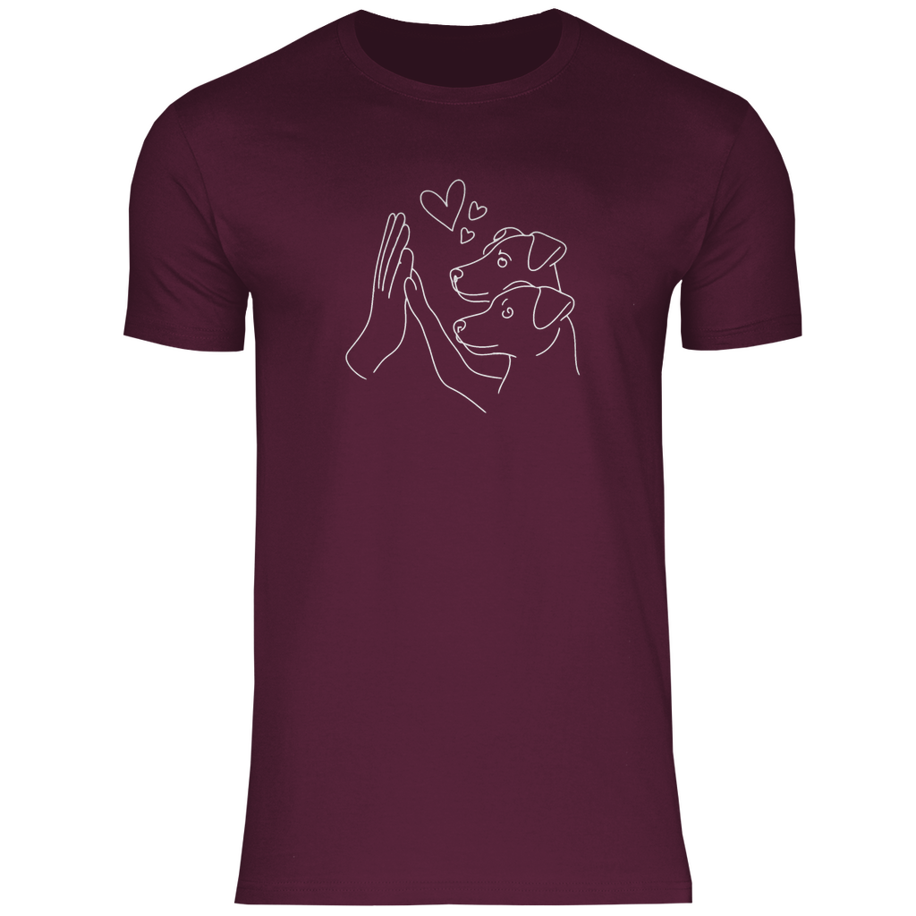 Herren T-Shirt Doppeltes Glück