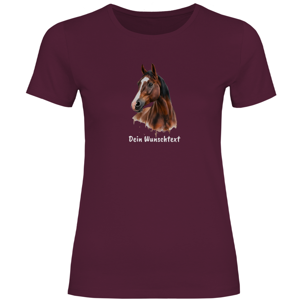 Lieblingspferd - T-Shirt für Damen- Dein Wunschtext