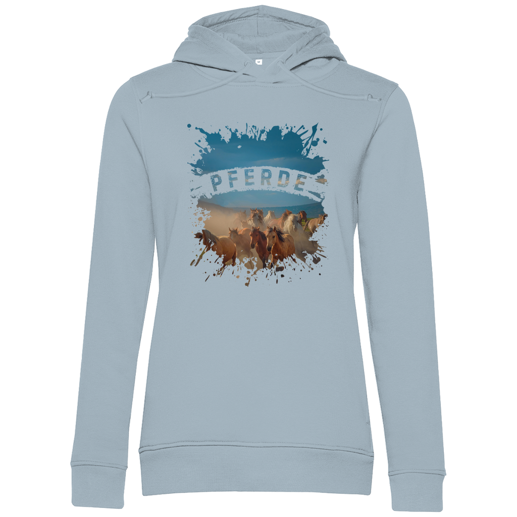 Pferdeliebe - Bio-Hoodie für Damen