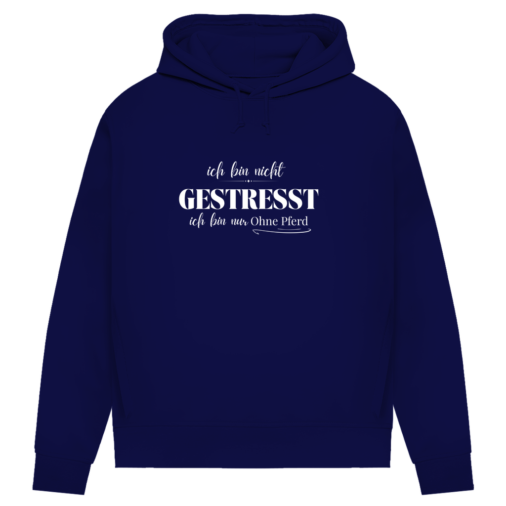 Ohne Pferd - Bio-Hoodie für Damen