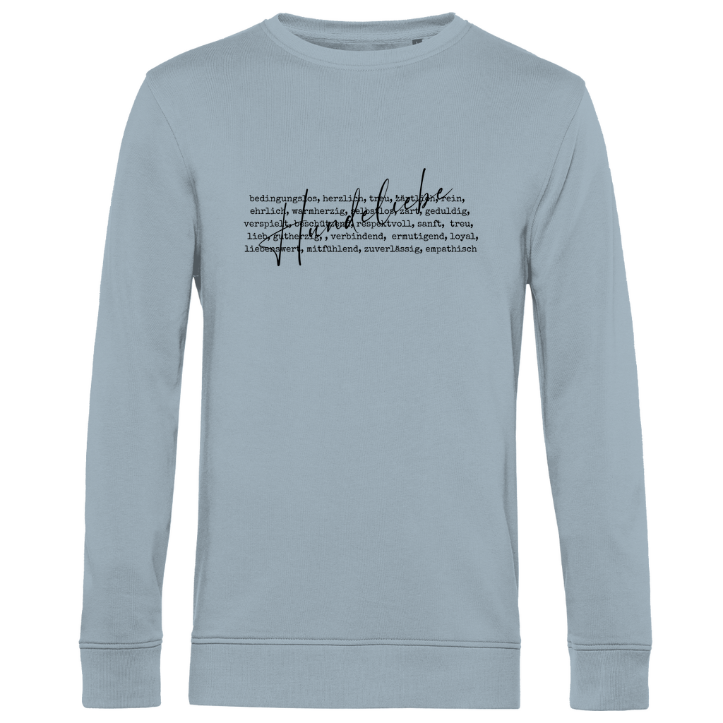 Hunde Liebe ist... - Bio-Sweatshirt für Herren