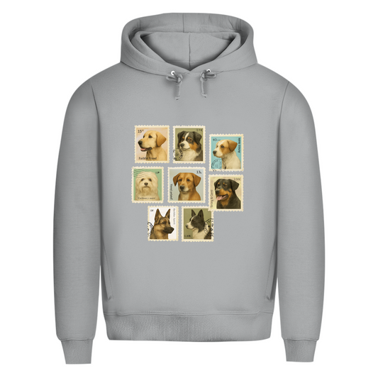 Briefmarken - Bio-Hoodie für Herren