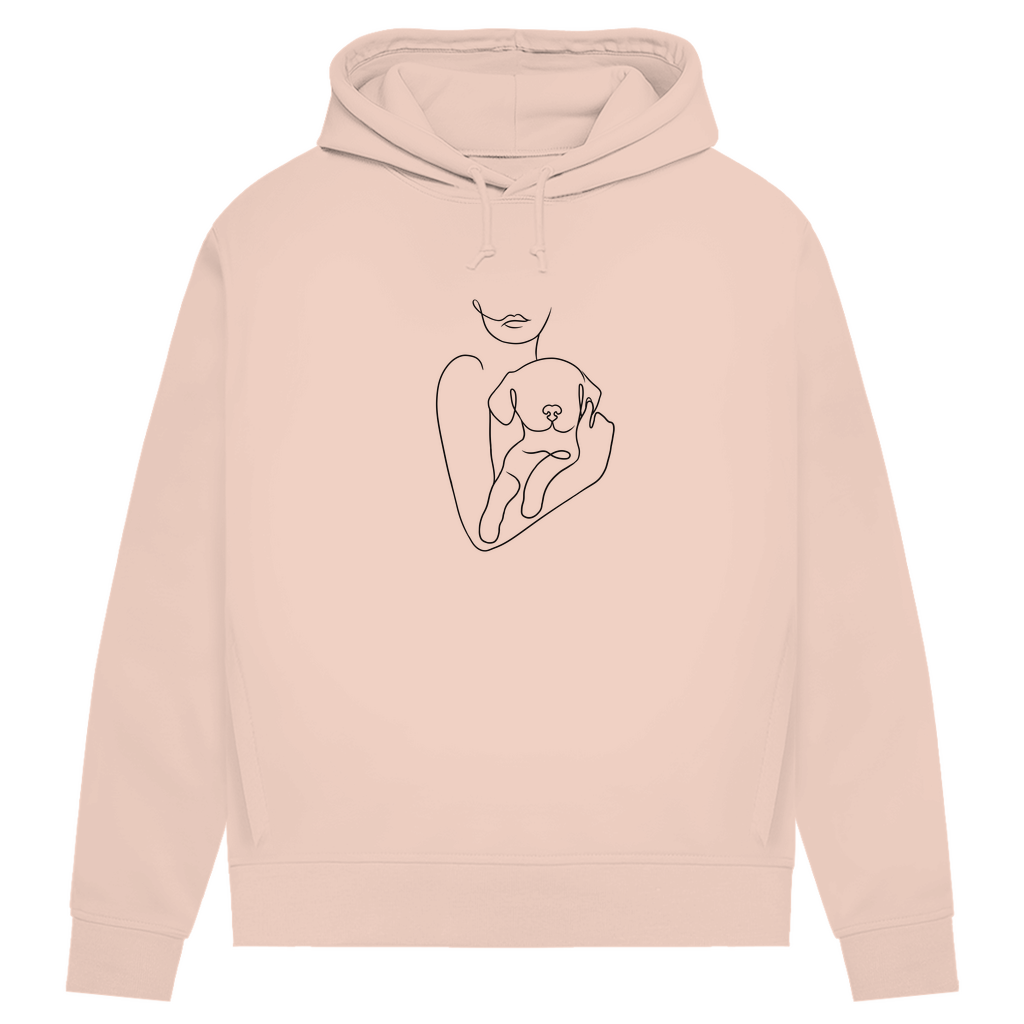 Welpenliebe - Bio-Hoodie für Damen