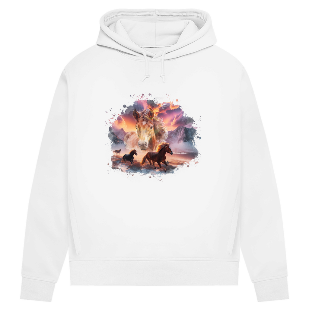 Magie der Pferde - Bio-Hoodie für Damen