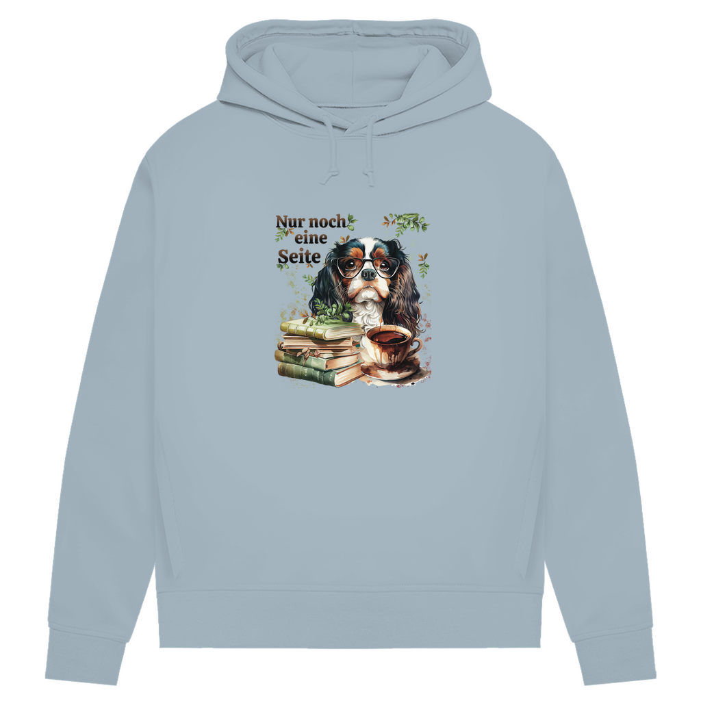 Bücherwurm - Bio-Hoodie für Damen