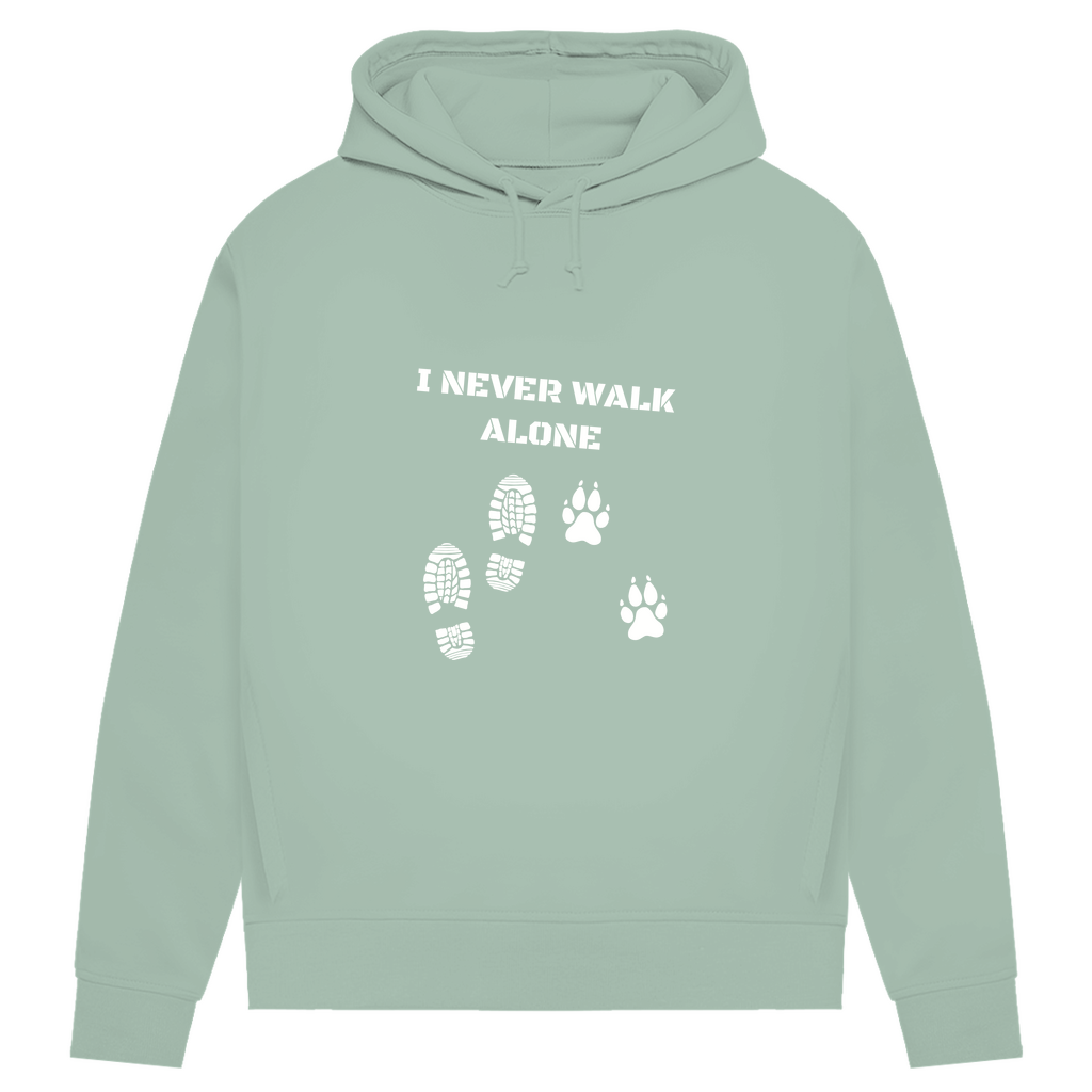 I Never Walk Alone - Bio-Hoodie für Damen