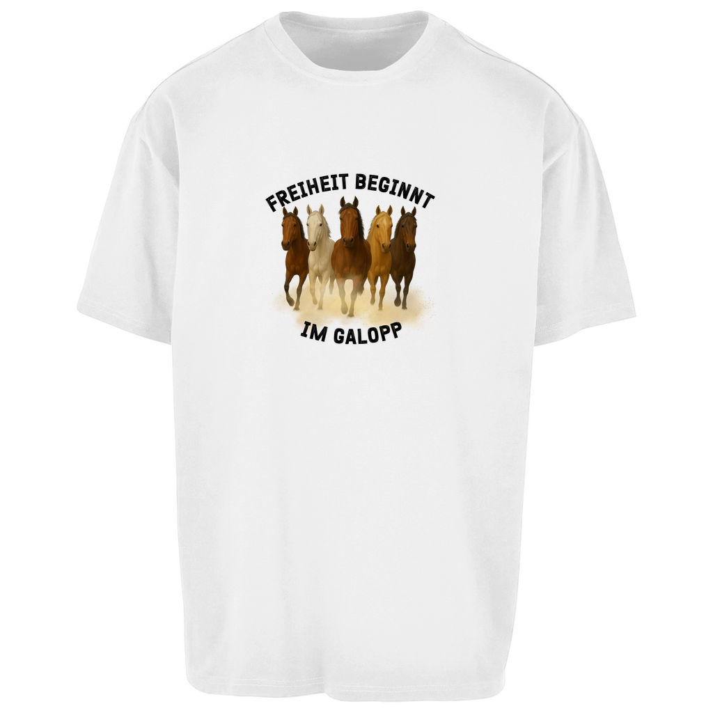 Galopp ist Freiheit - Oversize T-Shirt-Unisex