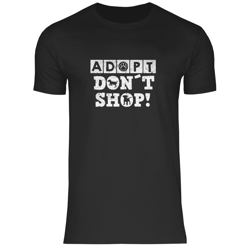 Adopt Don't Shop - T-Shirt für Herren