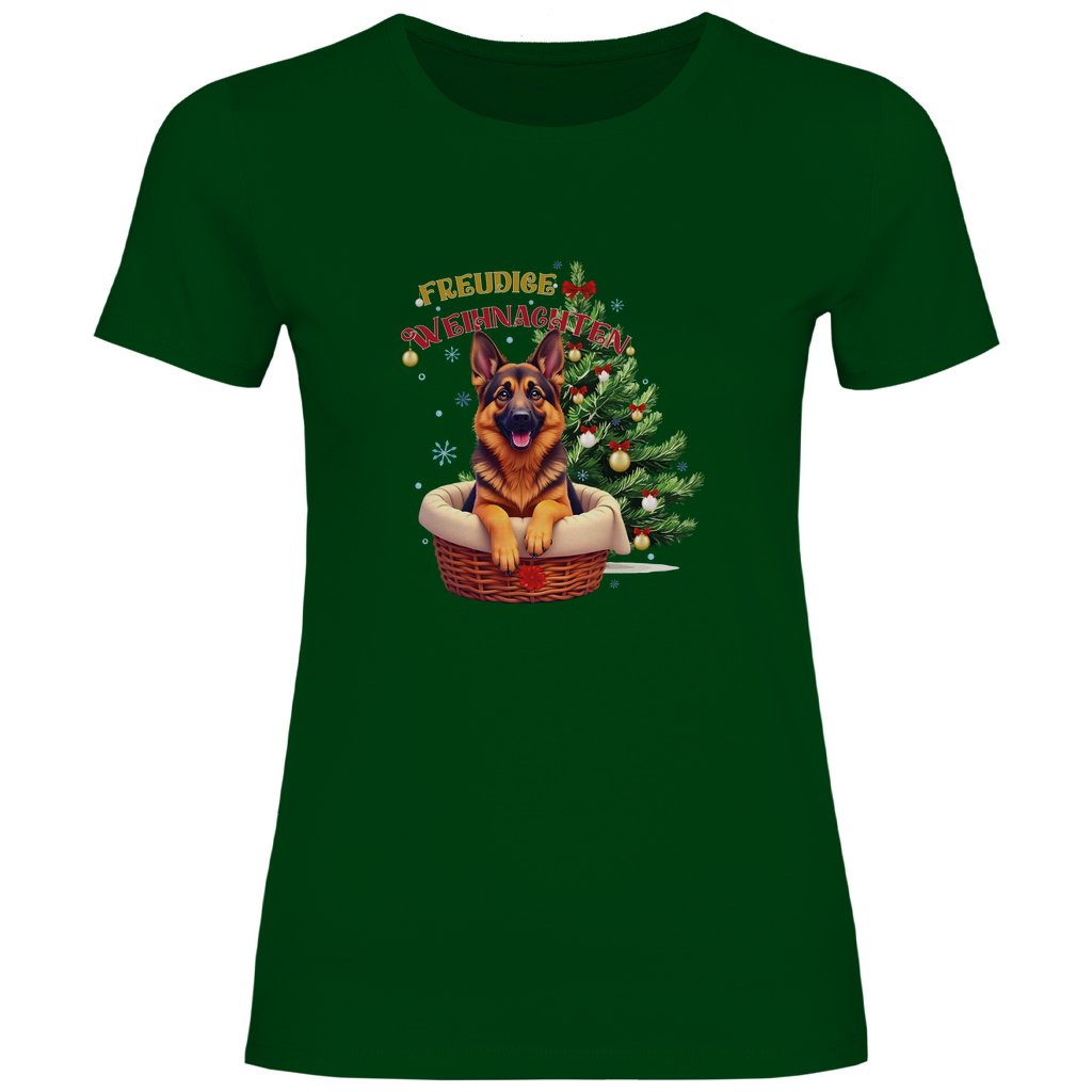 Freudige Weihnachten - T-Shirt für Damen