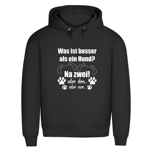 Je Mehr Desto Besser - Bio-Hoodie für Herren