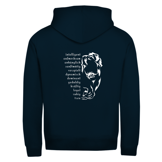 Mal Was Anderes- Zipper-Hoodie Unisex | Rückendruck