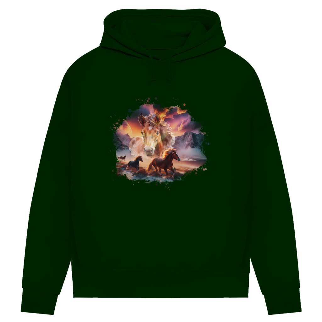 Magie der Pferde - Bio-Hoodie für Damen