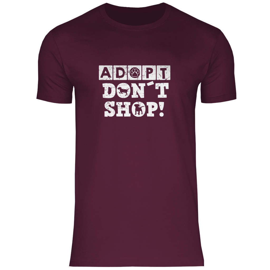 Adopt Don't Shop - T-Shirt für Herren