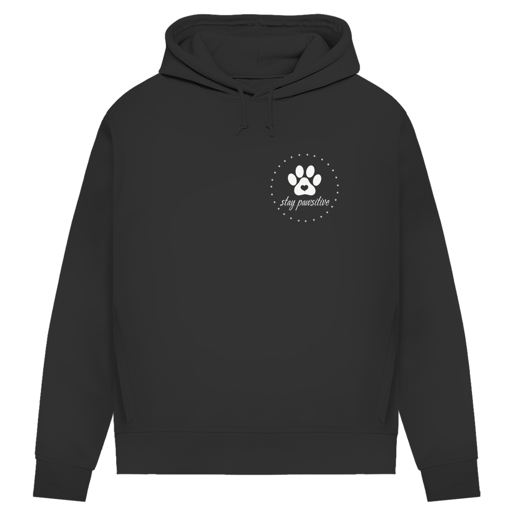 Stay Pawsitive- Bio-Hoodie für Damen
