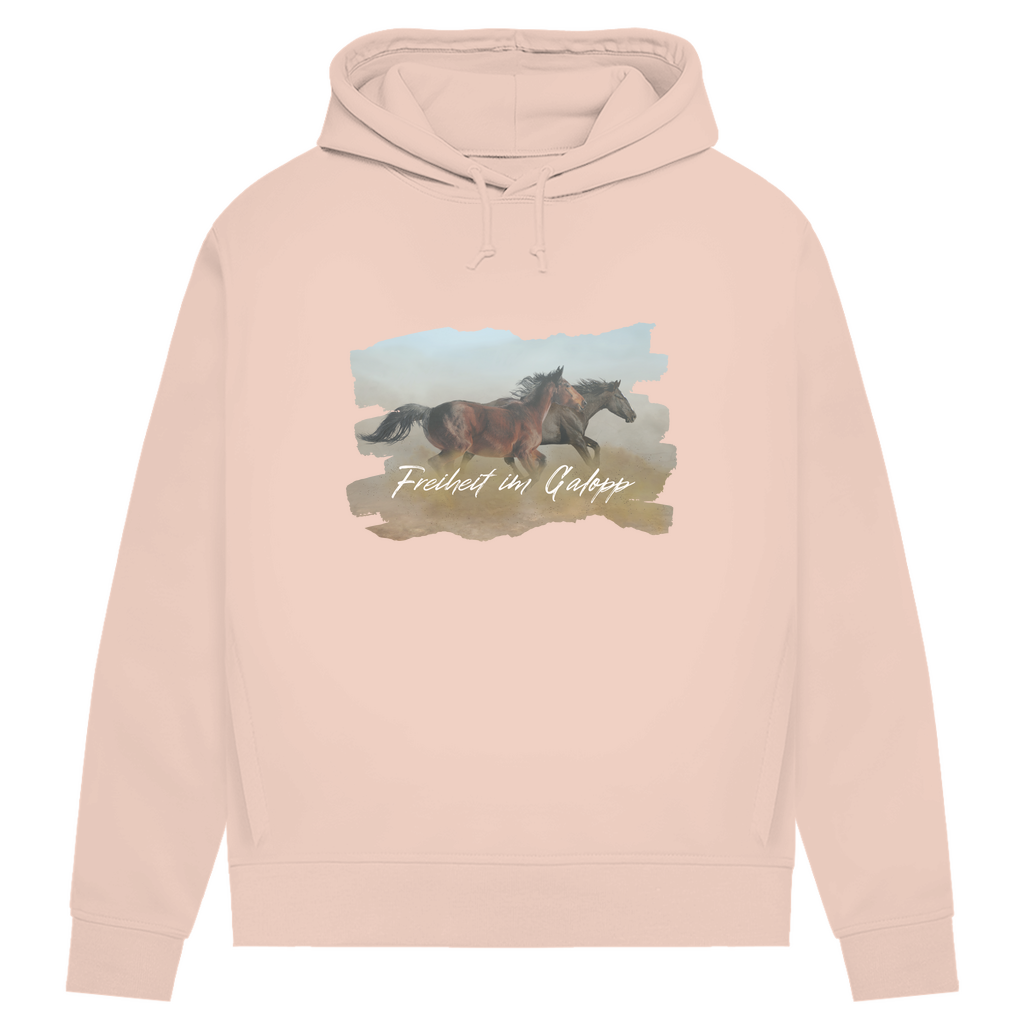 Freiheit im Galopp - Bio-Hoodie für Damen