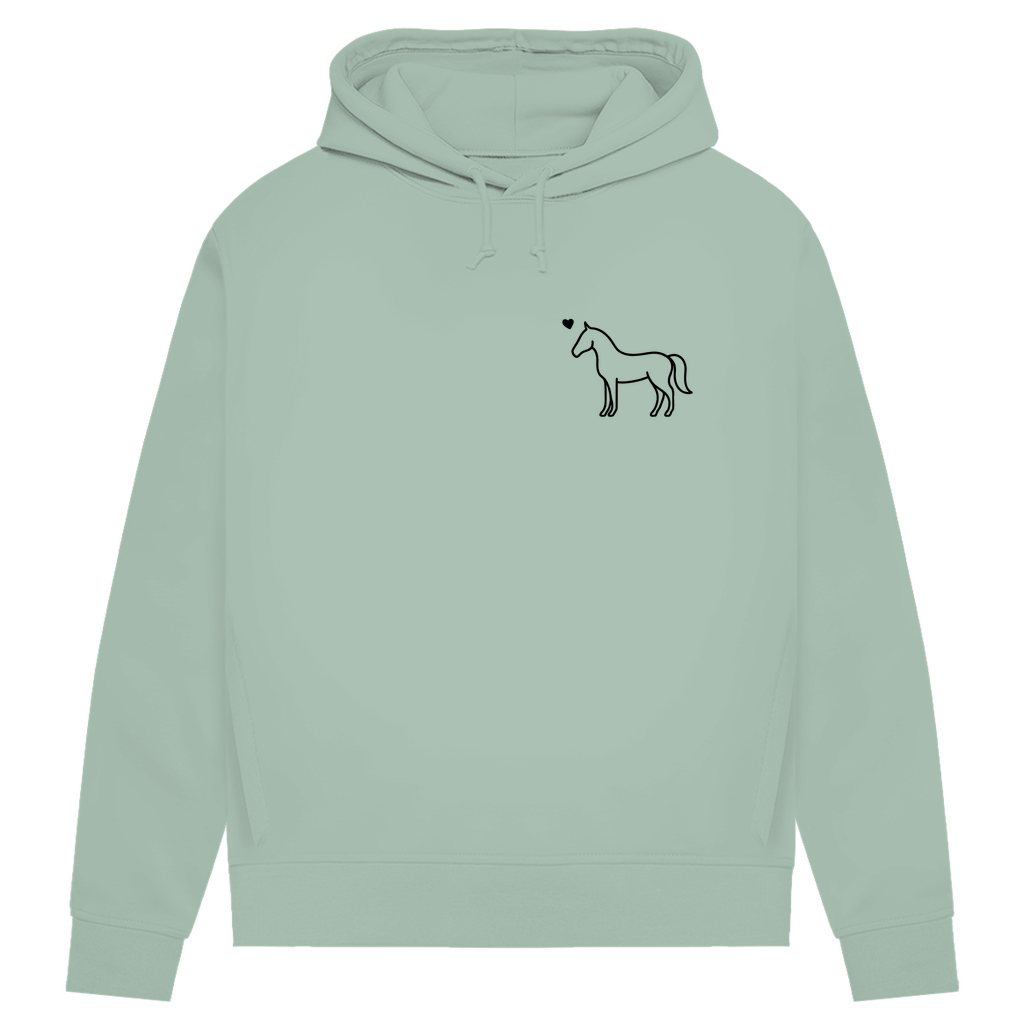 Eleganz mit Herz - Bio-Hoodie für Damen